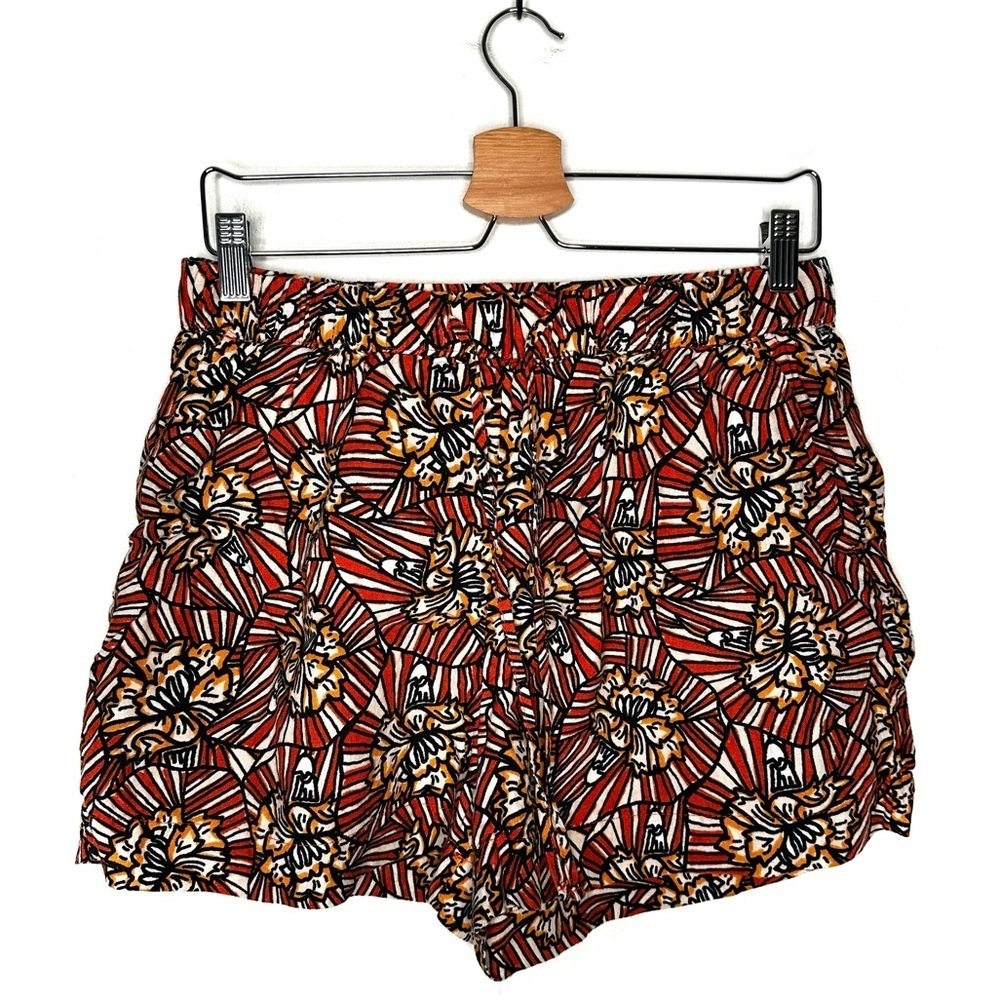 Cynthia Rowley | Orange Linen Shorts Size Large